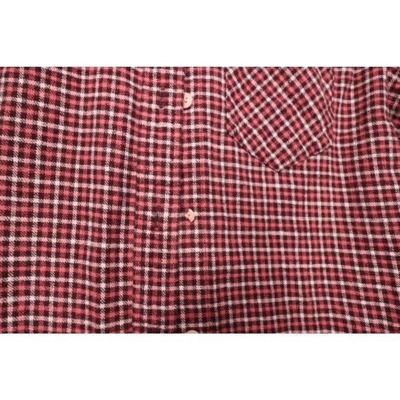NWOT J. Crew Classic-fit shirt in prairie check flannel Size 0 - Picture 11 of 12